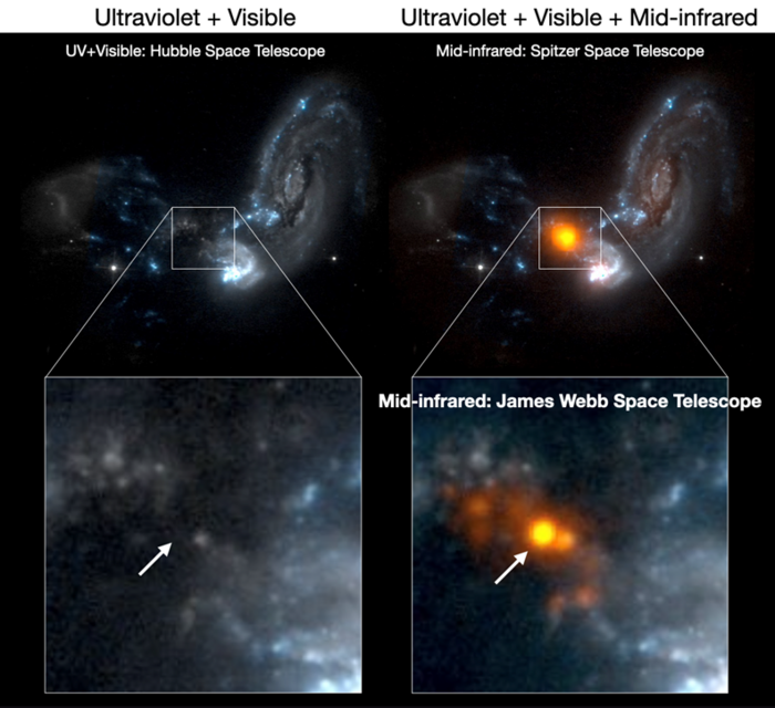 JWST pinpoints the ‘invisible’ engine that powers the galaxies in the middle of a collision