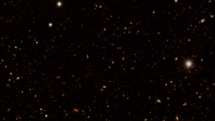 Dark Energy Camera Deep Image with Quasar