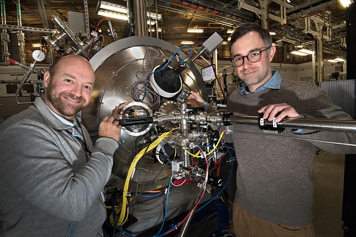Scientists at NSLS-II Coherent Soft X-ray Scattering Beamline