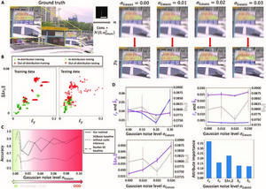 Corrupted input image detection using cycle-consistency-based uncertainty and bias estimators.