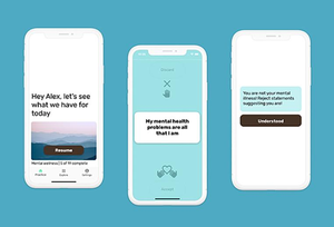 A smartphone app to encourage positive self talk