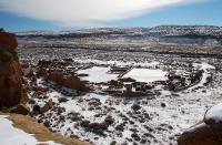 Snow in Pueblo Bonito