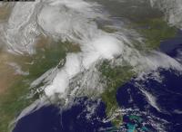 NOAA GOES-East Satellite Image of Eastern US on April 28, 2014