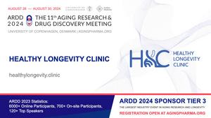 Announcing Healthy Longevity Clinic as Tier 3 Sponsor of ARDD 2024