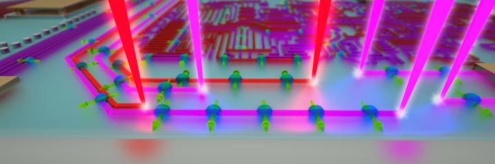 Painting Quantum Electronics with Llight Beams