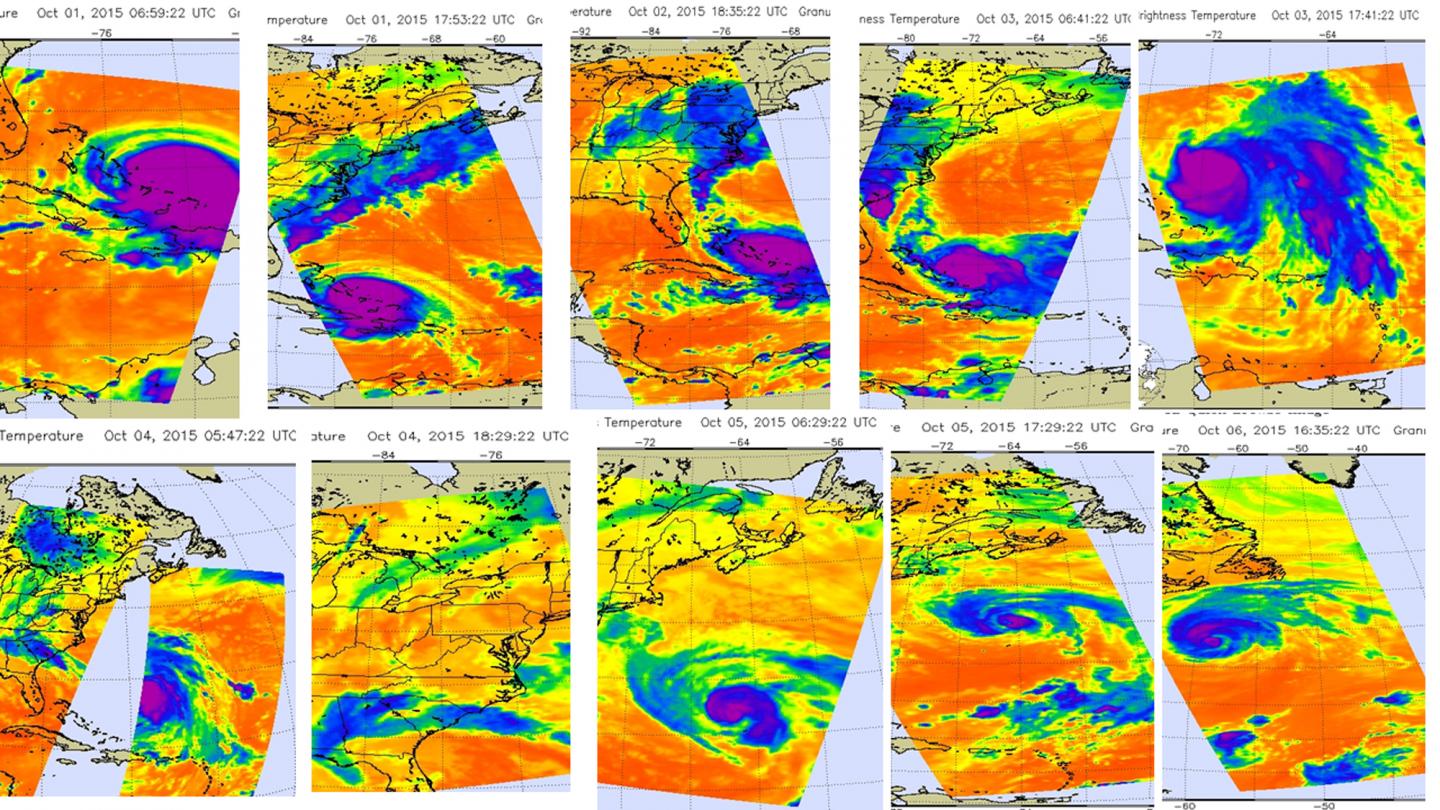 AIRS Images of Joaquin
