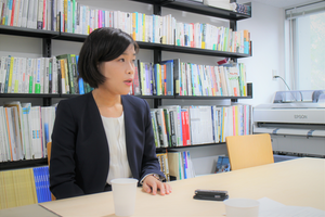 Prof Takatori in her office 2