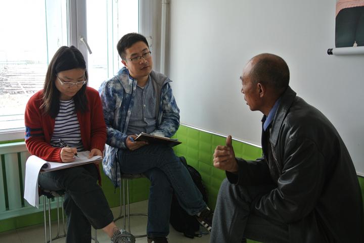 Interviewing Farmers in China