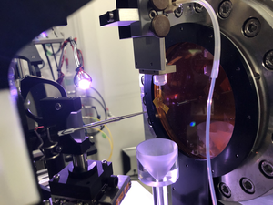 A setup for determining microcrystal structure