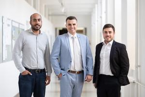 From left: Awais Awan, Sergio Amancio and Gean Marcatto from the Institute Institute of Materials Science, Joining and Forming at TU Graz.