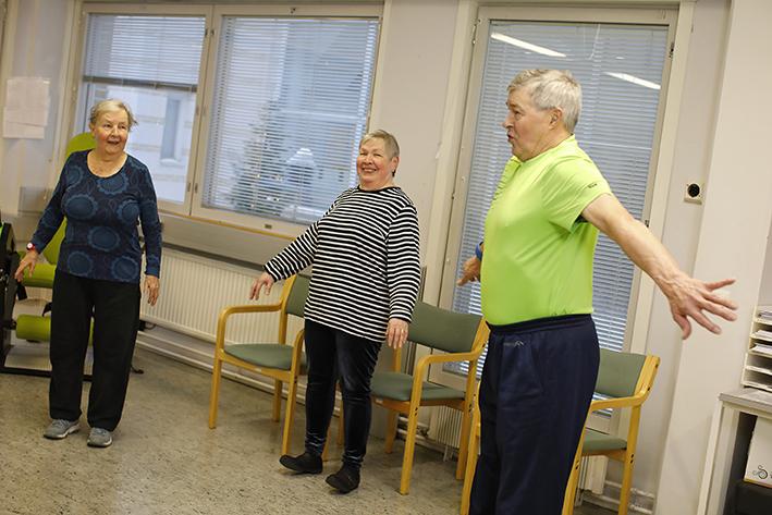 Older Adults Exercising