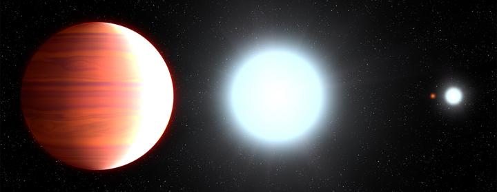 Artist's View of Kepler-13Ab Orbiting its Host Star