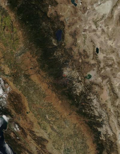 MODIS Sees Rim Fire