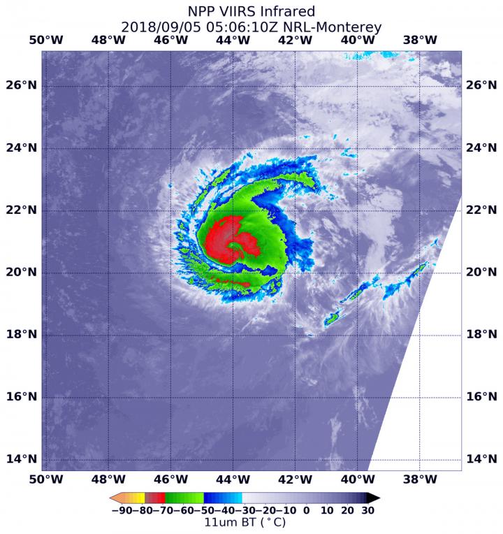 Suomi NPP Image of Florence