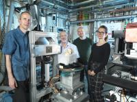Little Foot Research Team in beamline I12 at Diamond Light Source