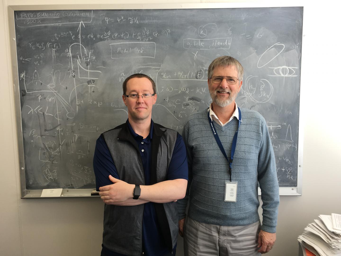 Physicists Brian Grierson and Gary Staebler,  DOE/Princeton Plasma Physics Laboratory 