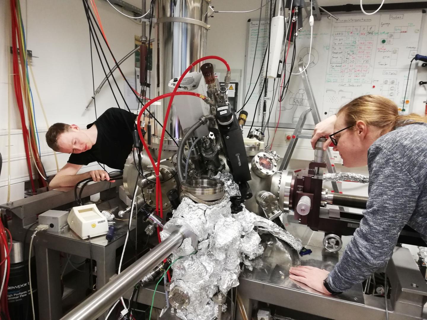 At The Scanning Tunneling Microscope