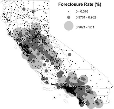 California Foreclosure Map