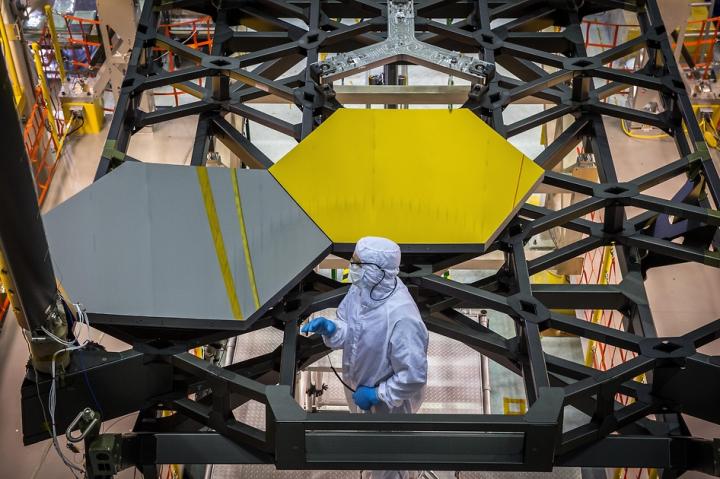 NASA Webb Telescope Mirrors: Stepping Stones to the Cosmos