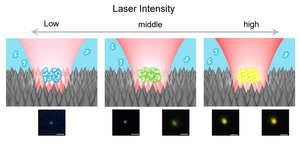 Reversible-Remote Control of Fluorescence by Optical Force on Black Silicon