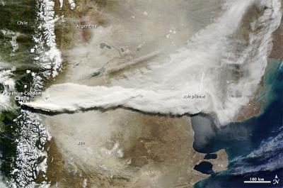 Volcanic Ash from Puyehue-Cordón Caulle Volcano