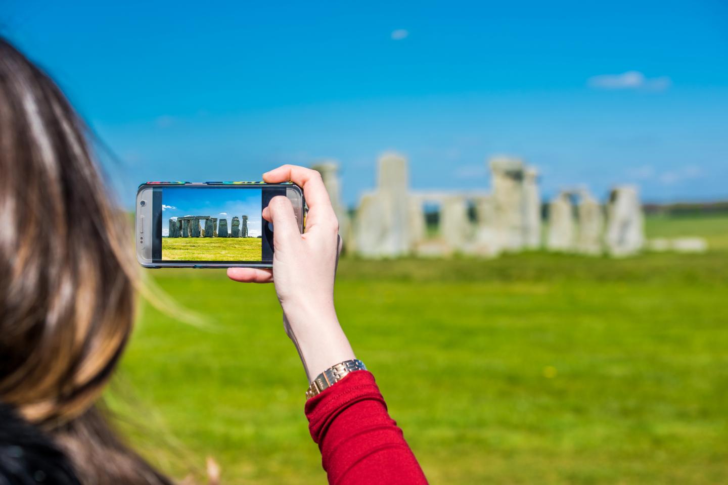 Taking a Photo of Stonehenge