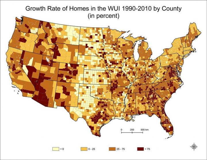 Growth in the Wildland-Urban Interface