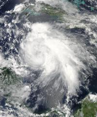 Tropical Storm Ernesto Approaching Central America