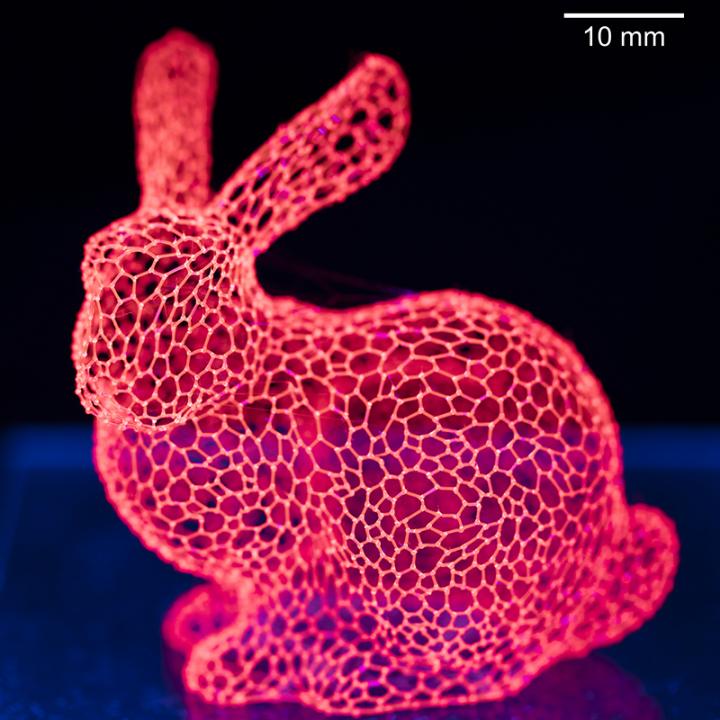Freeform Printed Isomalt Bunny