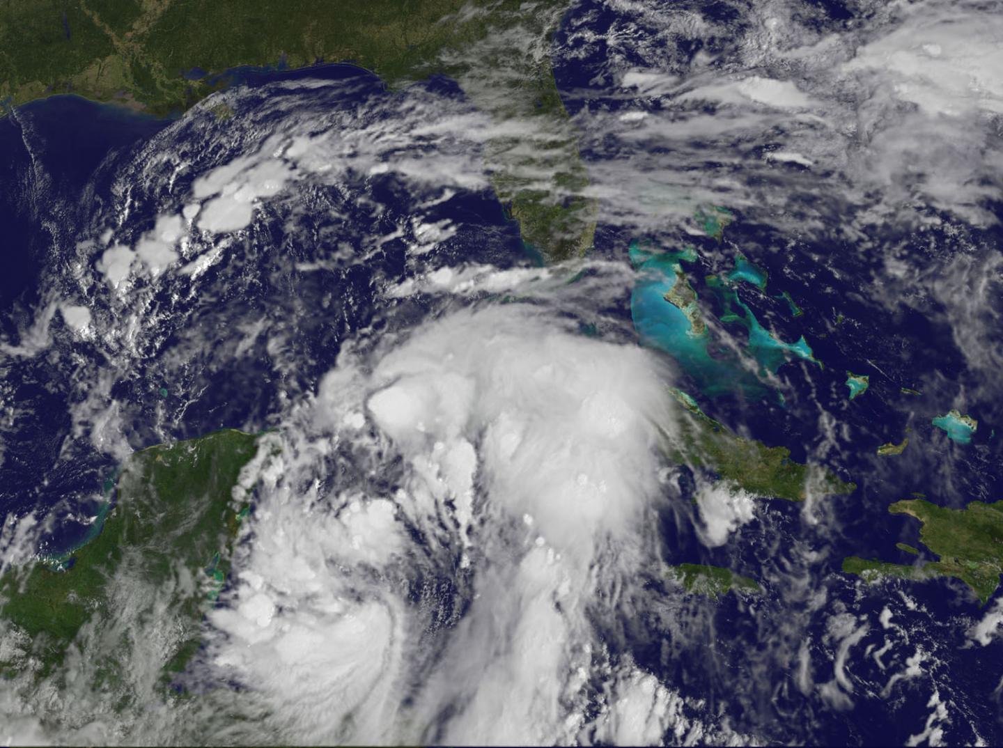 GOES-East image of Nate