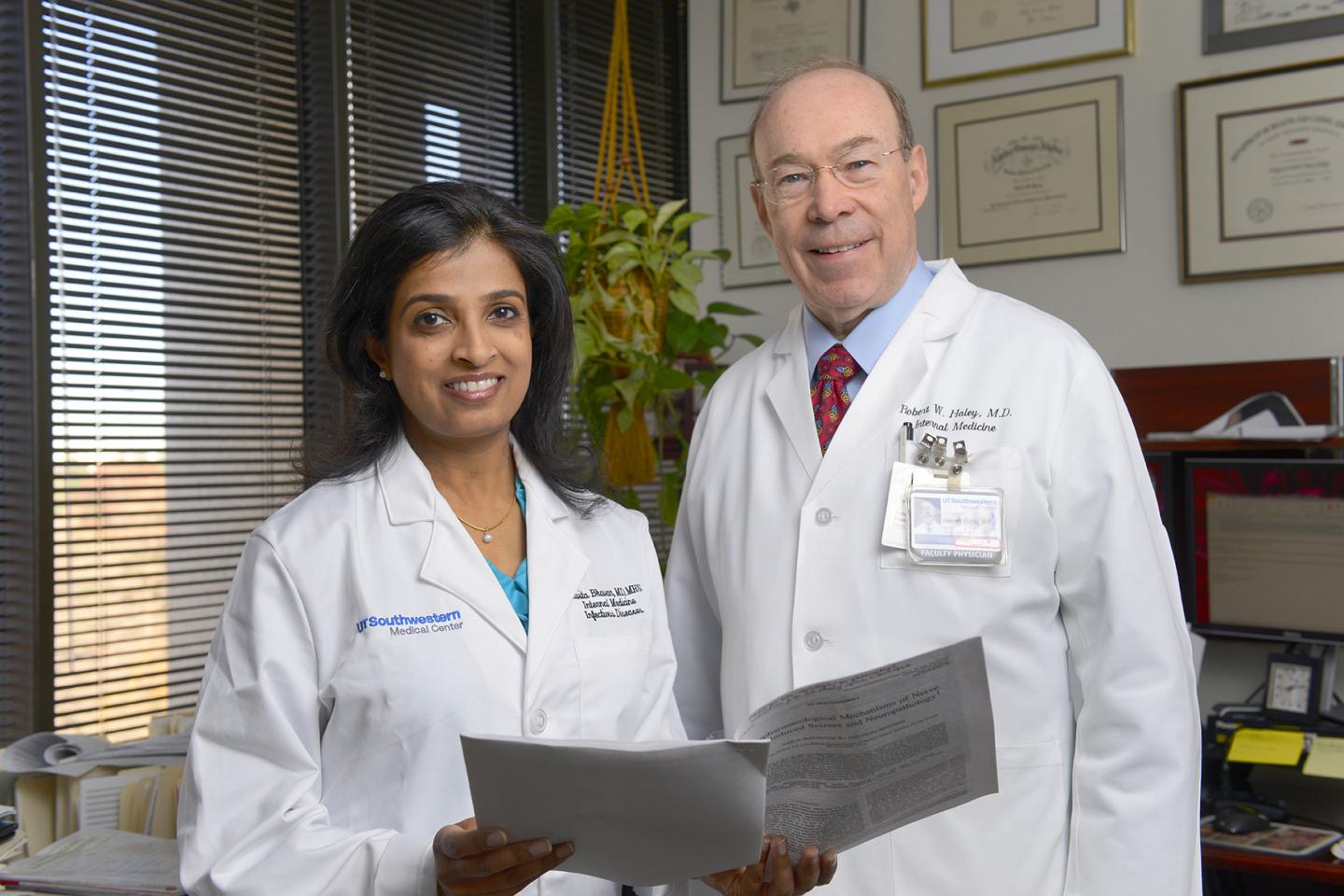 Kavita Bhavan and Robert Haley, UT Southwestern Medical Center