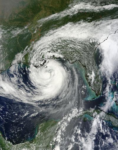 NASA MODIS Image of Hurricane Isaac