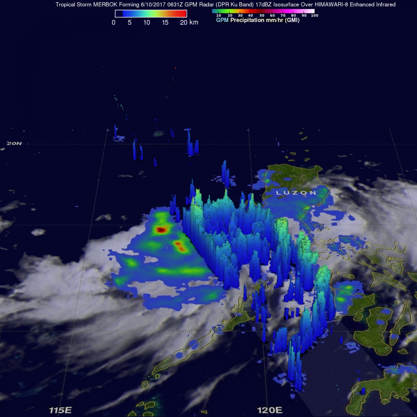 GPM 3-D rainfall