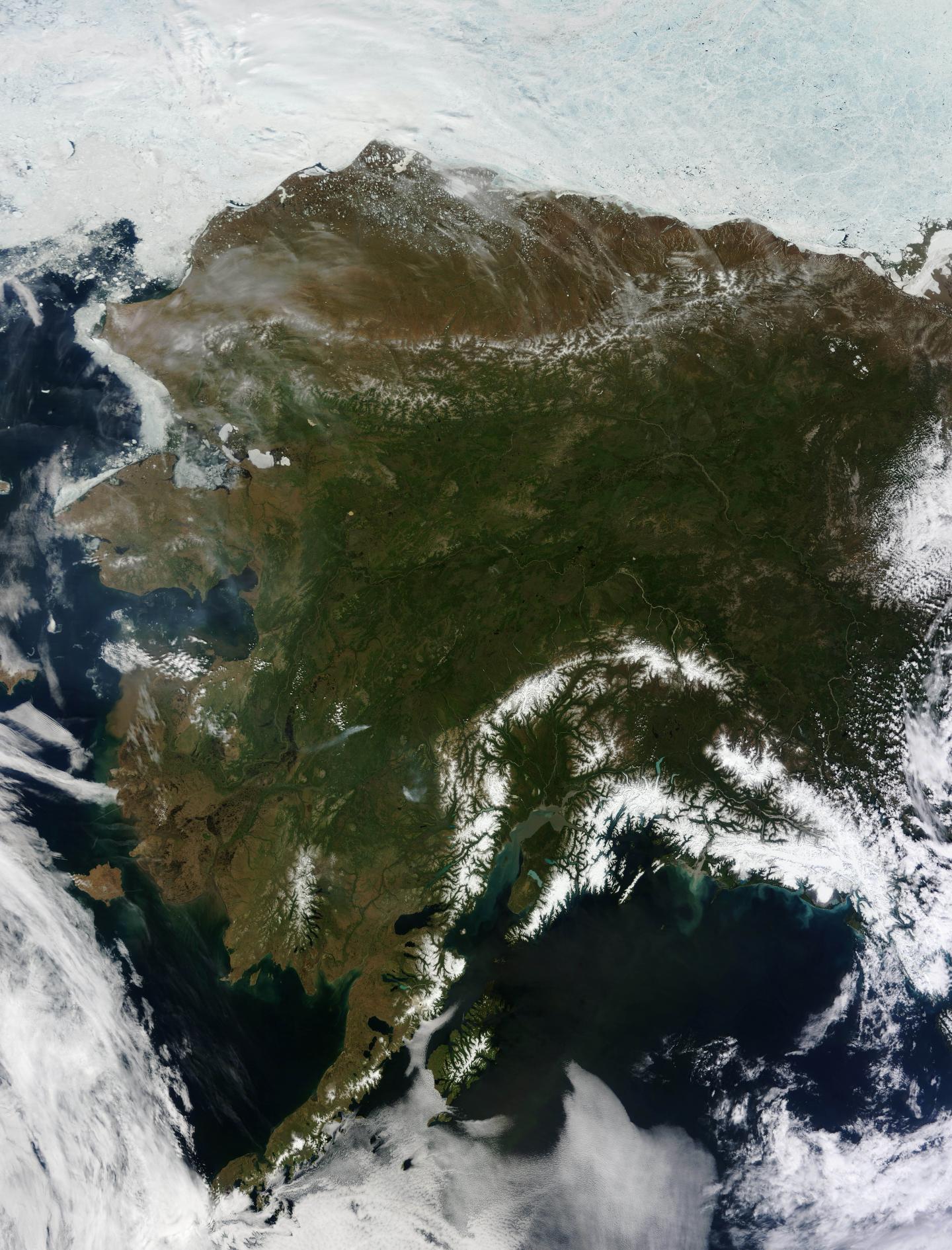 Alaska from Orbit