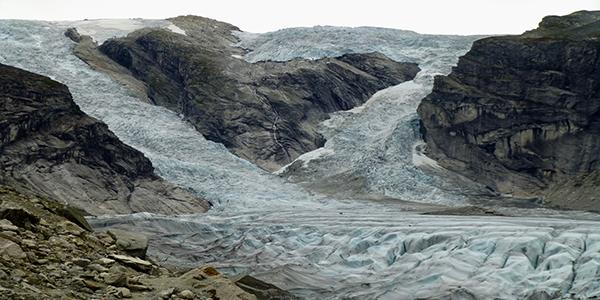 Glaciers in Jostalsbreen National Park, Norway