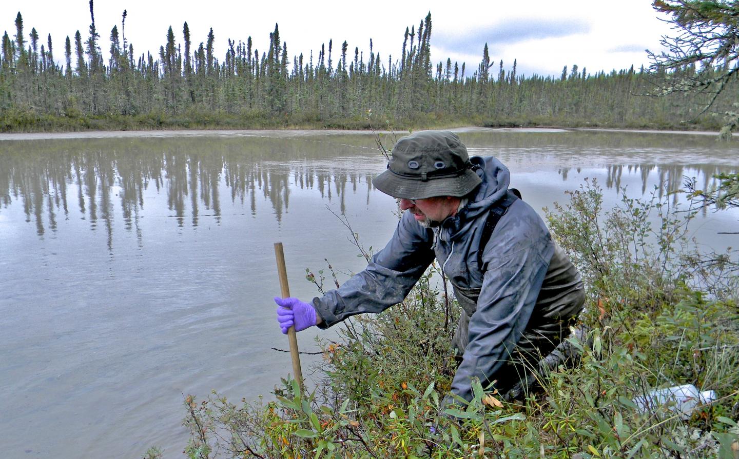 Freshwater Sampling in Wood Buffalo National Park, Alberta