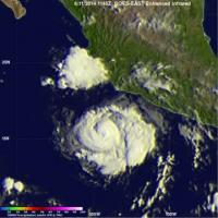 TRMM Sees Rainfall Rates in Cristina