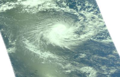 A Visible Image of Cyclone Cleo