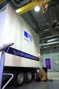 The Specially Prepared Trailer with PTBsS Transportable Optical Clock