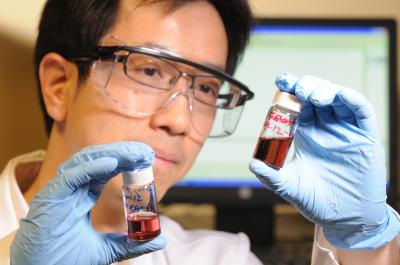 Examining Gold Nanoparticle Solution