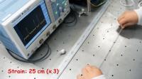 Optical fiber sensing for distributed strain measurement