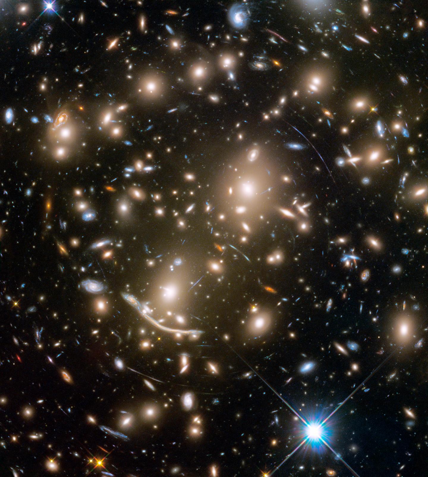 Hubble Image of Coma Galaxy Cluster
