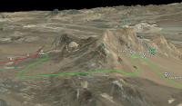 Zoe's Planned Path through the Atacama