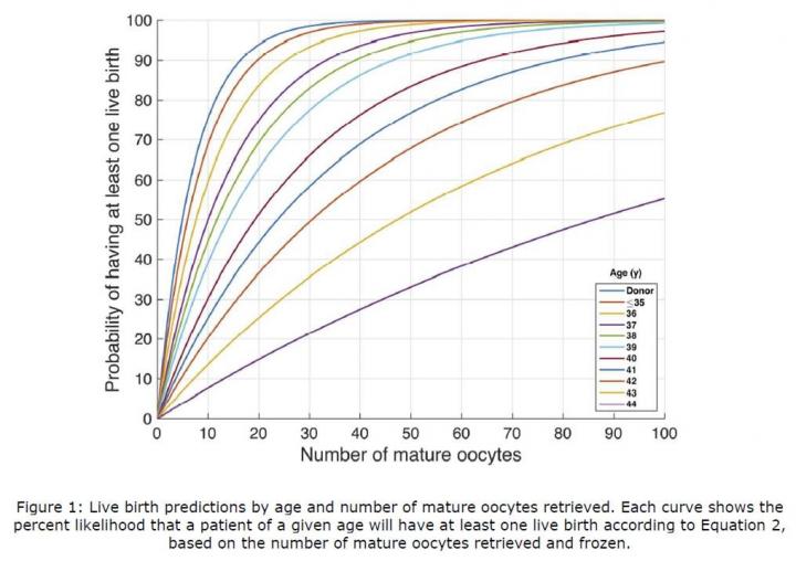 Live Birth Predictions Based on Age and Number of Mature Eggs Frozen