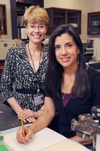 Drs. Rebecca Gruchalla and Michelle Gill, UT Southwestern Medical Center