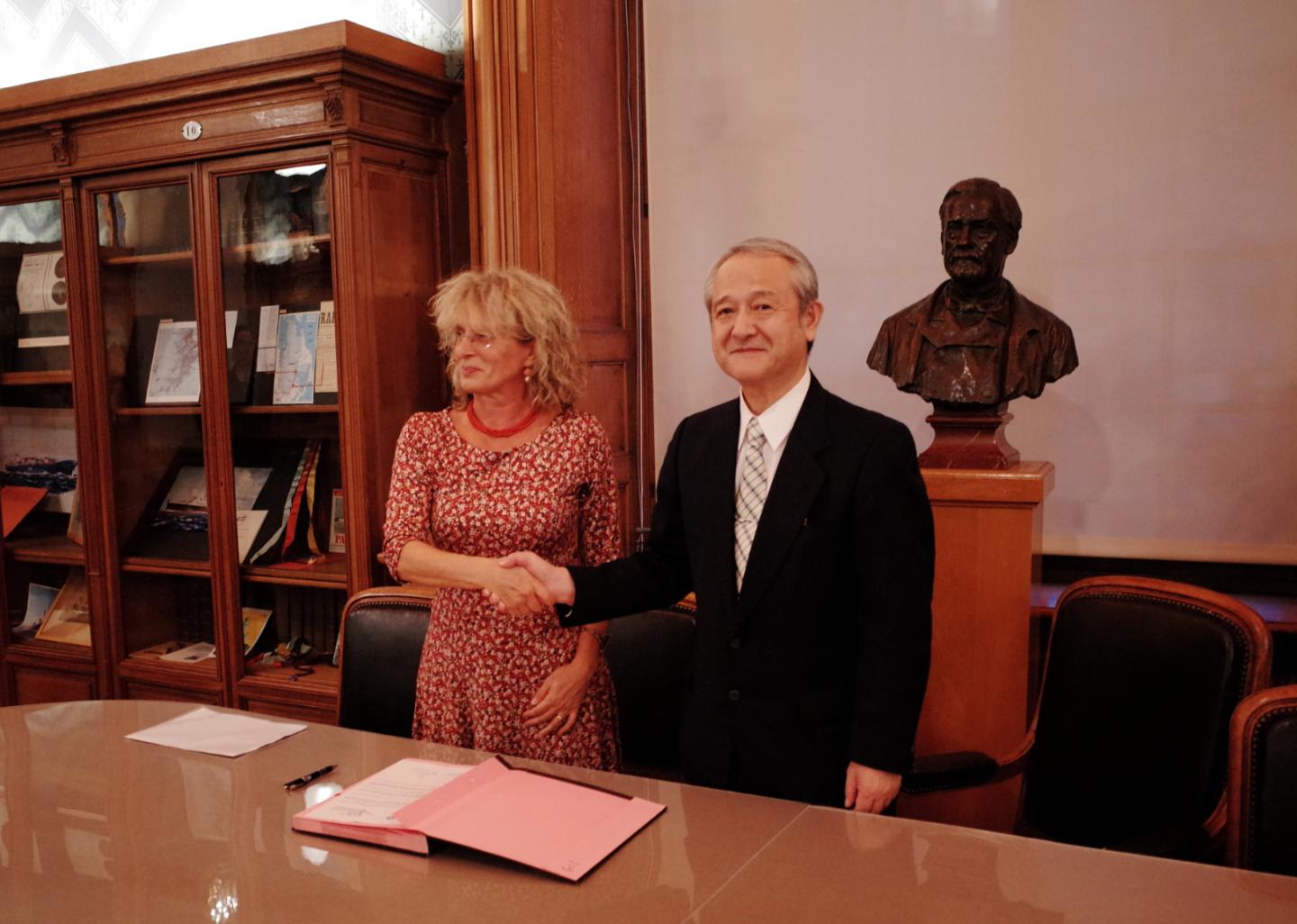 Institutional Cooperation Agreement between Kumamoto University and Institut Pasteur