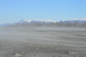 Dust storm, Copper River Valley, Alaska