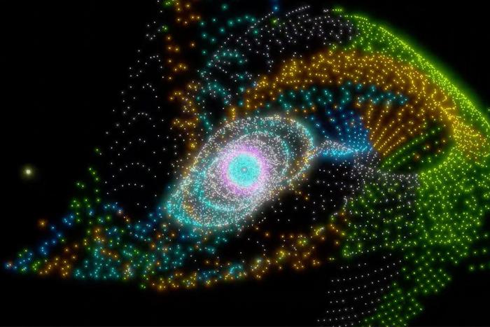 Simulation of a Stellar Flyby Shaping the Outer Solar System