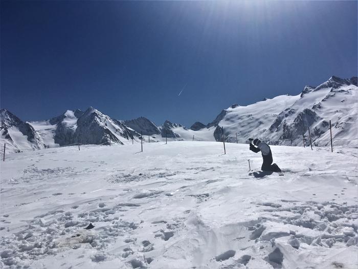 Snow Sampling in the Alps