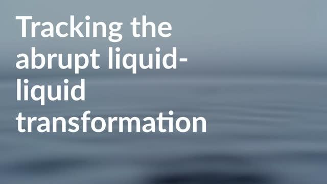 Tracking the Abrupt Liquid-Liquid Transition